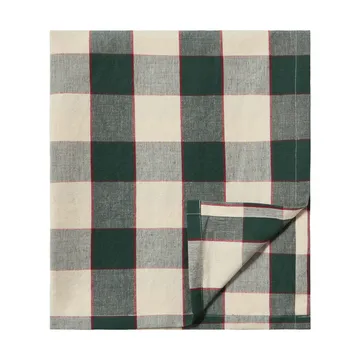 체크 코튼 리넨 테이블클로스 150x350 cm - Green-light beige-red - Lexington | 렉싱턴