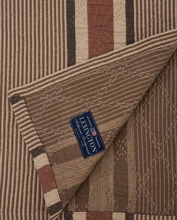 사이드 스트라이프 소프트 퀼티드 베드스프레드 160x240 cm - Beige - Lexington | 렉싱턴