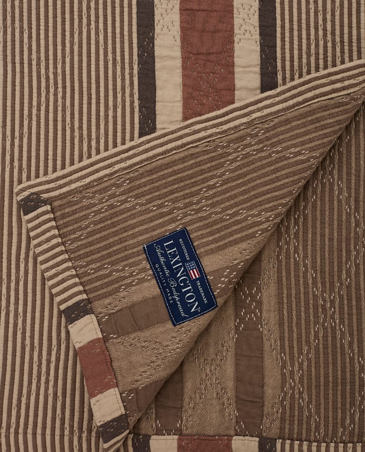 사이드 스트라이프 소프트 퀼티드 베드스프레드 160x240 cm, Beige Lexington | 렉싱턴