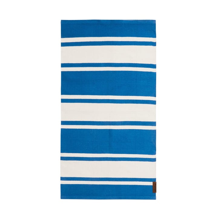 오가닉 스트라이프 코튼 러그 170x240 cm - Blue-white - Lexington | 렉싱턴