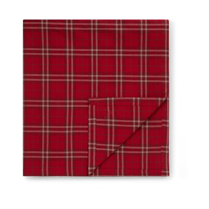 체크 오가닉 코튼 옥스포드 테이블클로스 180x180 cm, Red-beige-green Lexington | 렉싱턴