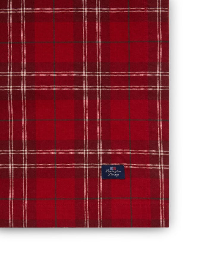 체크 오가닉 코튼 옥스포드 테이블클로스 180x180 cm, Red-beige-green Lexington | 렉싱턴