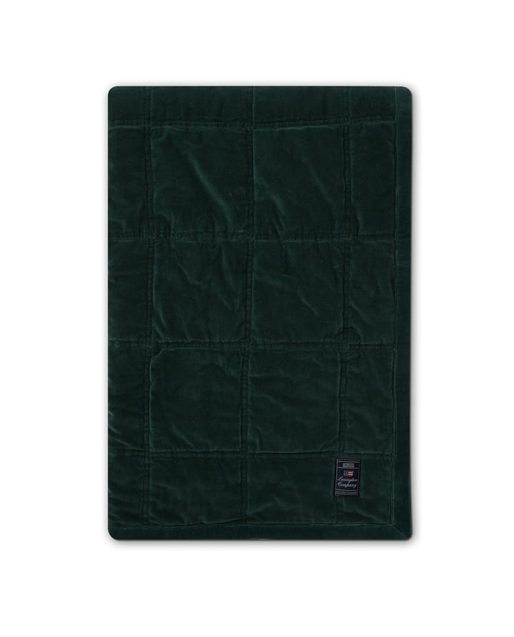코튼 벨벳 퀼티드 베드스프레드 240x260 cm - Green - Lexington | 렉싱턴