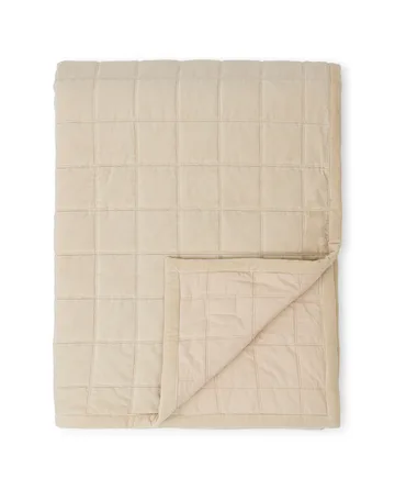 코튼 벨벳 퀼티드 베드스프레드 240x260 cm - Light Beige - Lexington | 렉싱턴