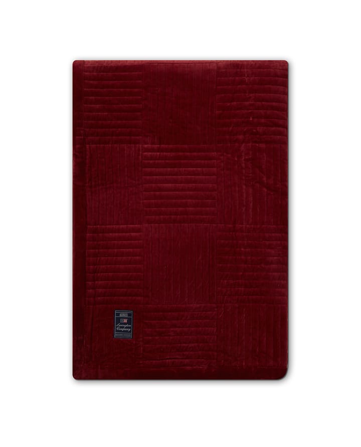 퀼티��드 코튼 벨벳 스타 스로우 240x260 cm, Red Lexington | 렉싱턴