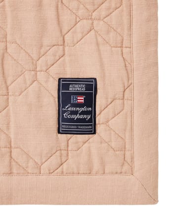 퀼티드 코튼 침대보 260x240 cm - Beige - Lexington | 렉싱턴