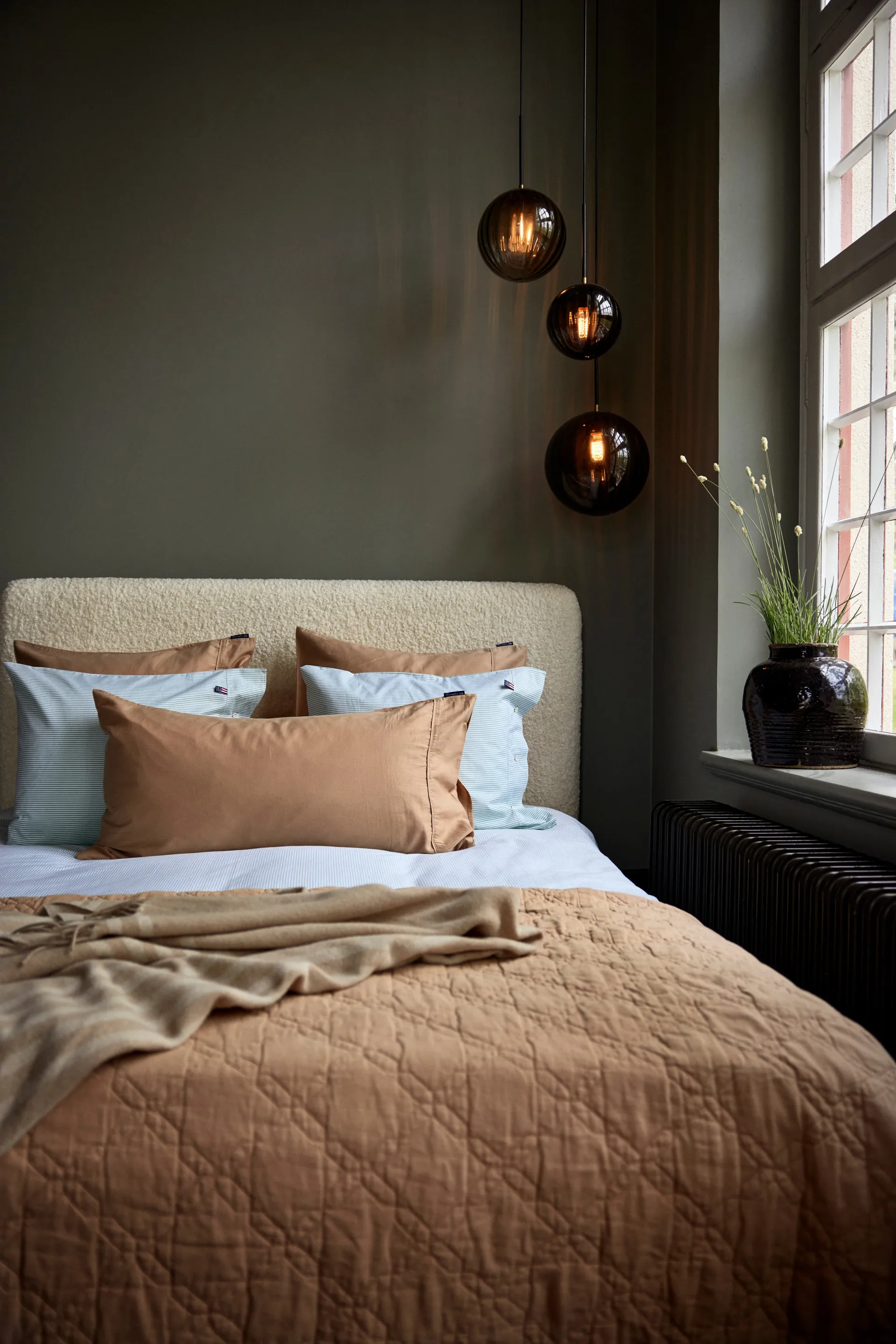 퀼티드 코튼 침대보 260x240 cm, Beige Lexington | 렉싱턴