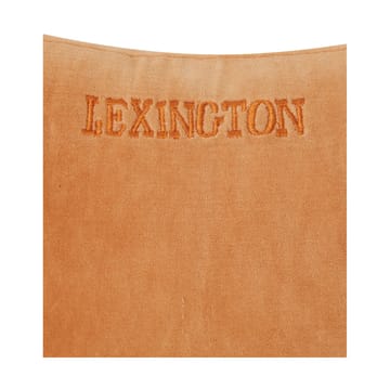스트라이프 오가닉 코튼 벨벳 쿠션 30x40 cm - Mustard-light beige - Lexington | 렉싱턴