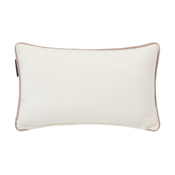 스키 리조트 오가닉 코튼 트윌 쿠션 30x50 cm - White-Dark blue - Lexington | 렉싱턴
