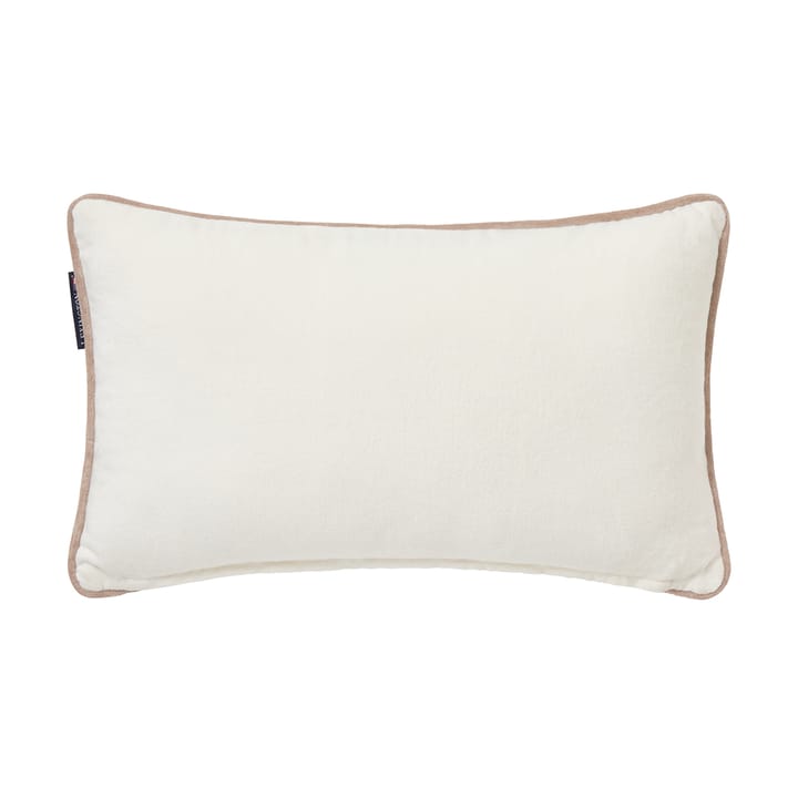 스키 리조트 오가닉 ��코튼 트윌 쿠션 30x50 cm, White-Dark blue Lexington | 렉싱턴