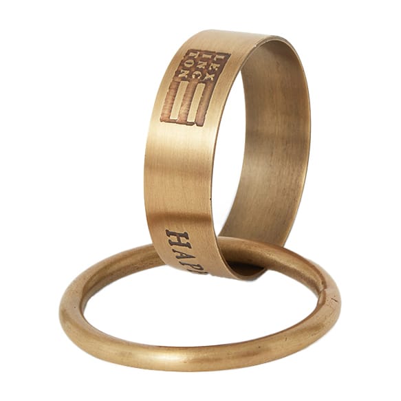 해피 홀리데이 브라스 타월 링 Ø4 cm, Gold Lexington | 렉싱턴