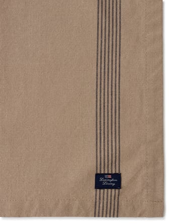 오가닉 코튼 옥스포드 테이블매트 40x50 cm - Beige-dark gray - Lexington | 렉싱턴