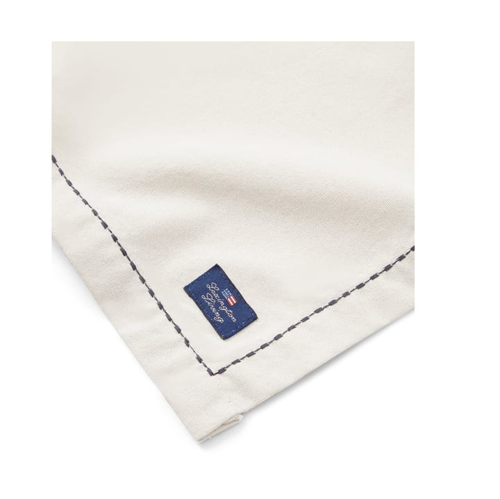 오가닉 코튼 옥스포드 테이블매트 스티치 40x50 cm, Beige-dark grey Lexington | 렉싱턴