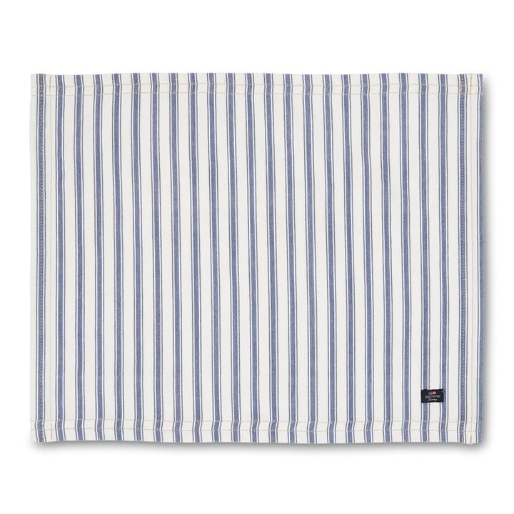 아이콘스 헤링본 스트라이프 테이블매트 40x50 cm - blue-white - Lexington | 렉싱턴