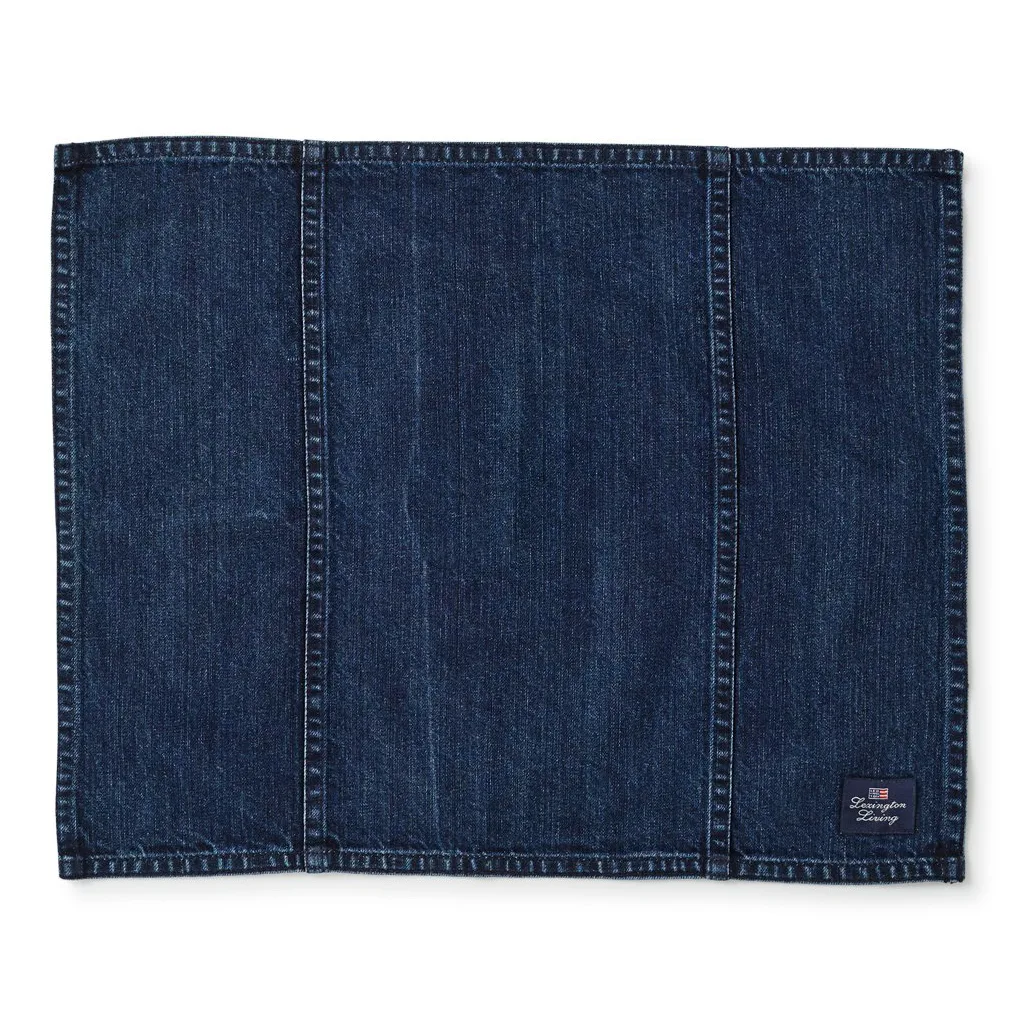아이콘스 데님 테이블매트 40x50 cm, denim blue Lexington | 렉싱턴