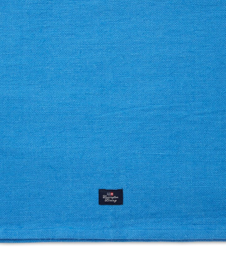 코튼 황마 러너 & 사이드 스트라이프 50x250 cm - Blue-white - Lexington | 렉싱턴