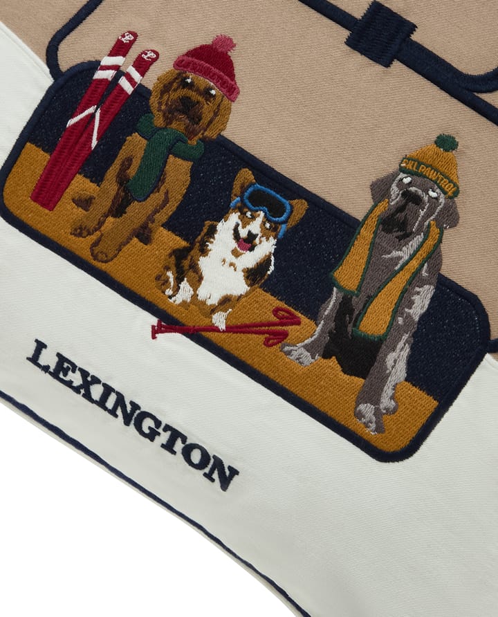 도그 리프트 에코 코튼 트윌 쿠션 커버 50x50 cm, Beige-white Lexington | 렉싱턴
