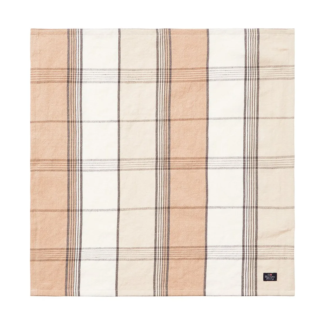 체크 리넨/코튼 패브릭 냅킨 50x50 cm, Beige Lexington | 렉싱턴