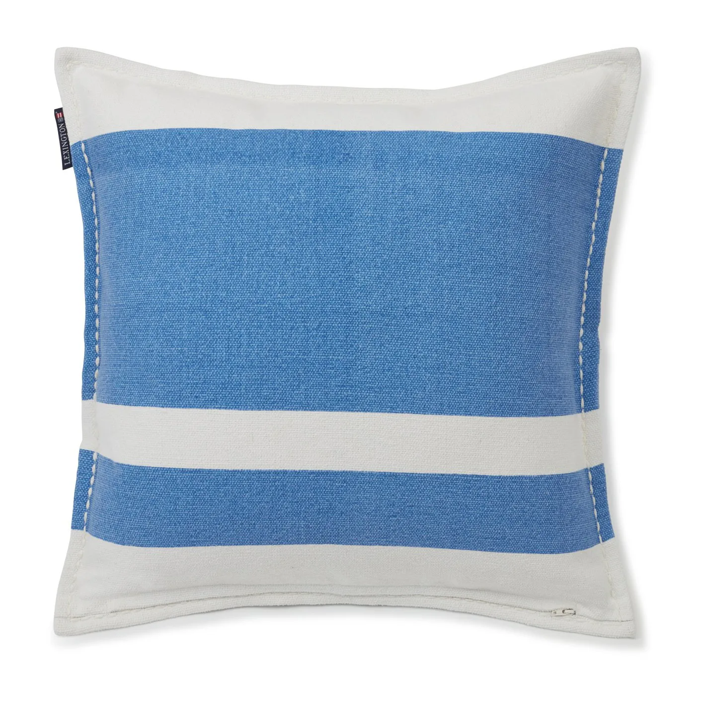 불규칙 스트라이프 코튼 베개커버 50x50 cm, Blue-White Lexington | 렉싱턴
