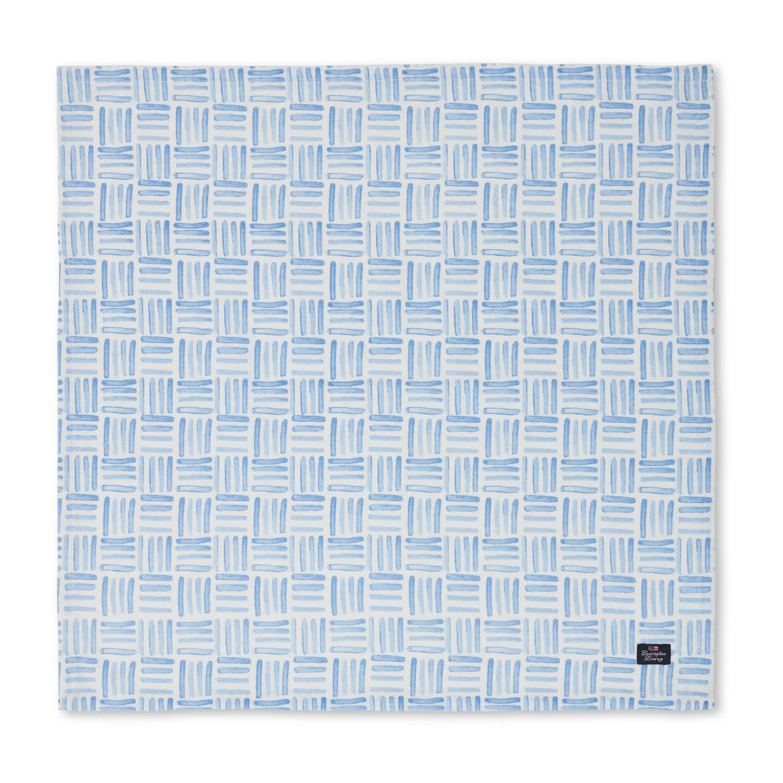 그래픽 프린티드 코튼 냅킨 50x50 cm, Blue-White Lexington | 렉싱턴
