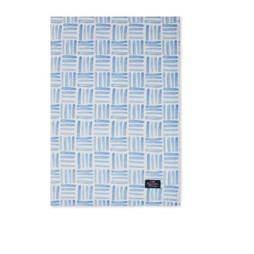 그래픽 프린티드 코튼 냅킨 50x50 cm - Blue-White - Lexington | 렉싱턴