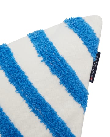 러그 그래픽 캔버스 베개커버 50x50 cm - Blue-white - Lexington | 렉싱턴