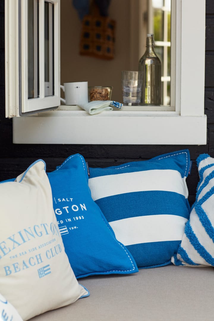 러그 그래픽 캔버스 베개커버 50x50 cm, Blue-white Lexington | 렉싱턴