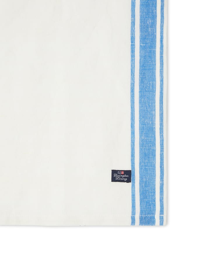 리넨 코튼 사이드 스트라이프 패브릭 냅킨 50x50 cm, Blue-white Lexington | 렉싱턴
