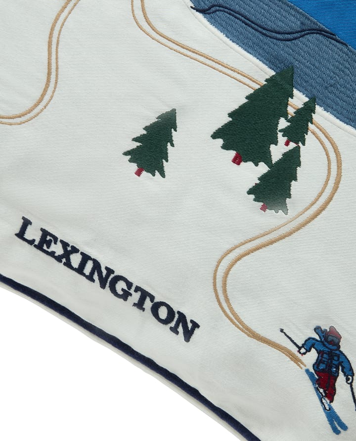 다운 힐 에코 코튼 트윌 쿠션 커버 50x50 cm, Blue-White Lexington | 렉싱턴