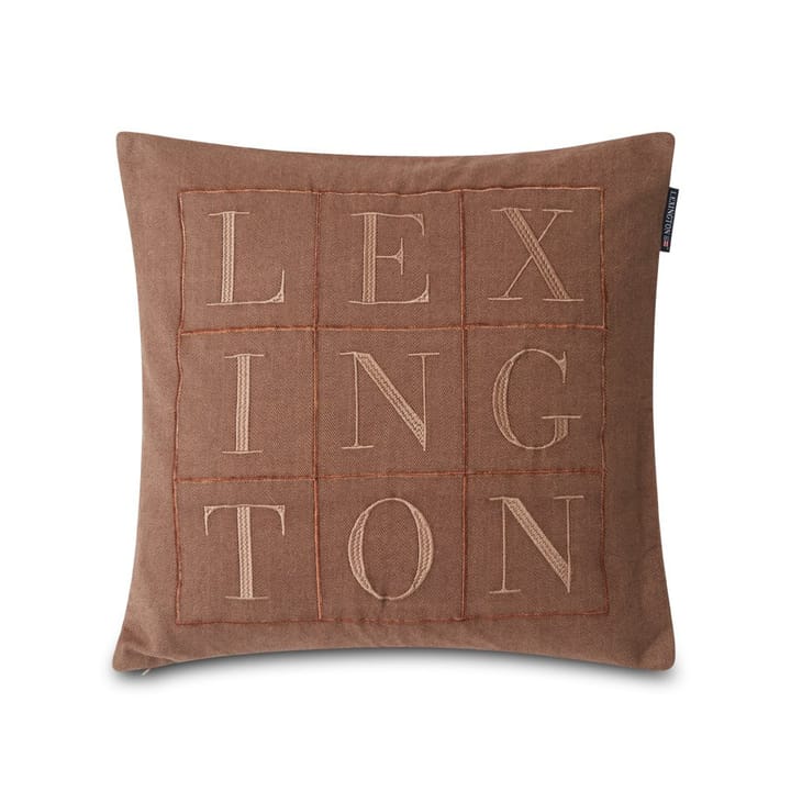 헤링본 쿠션 커버 50x50 cm - brown - Lexington | 렉싱턴
