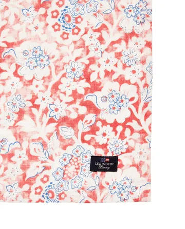 프린팅 플라워 리사이클드 코튼 패브릭 냅킨 50x50 cm - Coral - Lexington | 렉싱턴