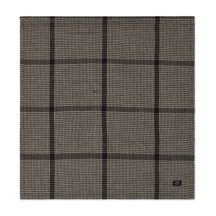 페피타 체크 코튼 리넨 패브릭 냅킨 50x50 cm - Dark Grey-beige - Lexington | 렉싱턴