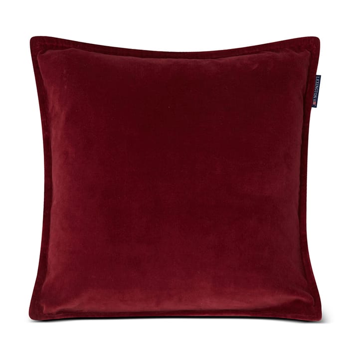벨벳 쿠션 커버 위드 엣지 50x50 cm, Dark-red Lexington | 렉싱턴