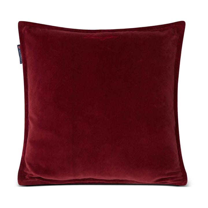 벨벳 쿠션 커버 위드 엣지 50x50 cm, Dark-red Lexington | 렉싱턴