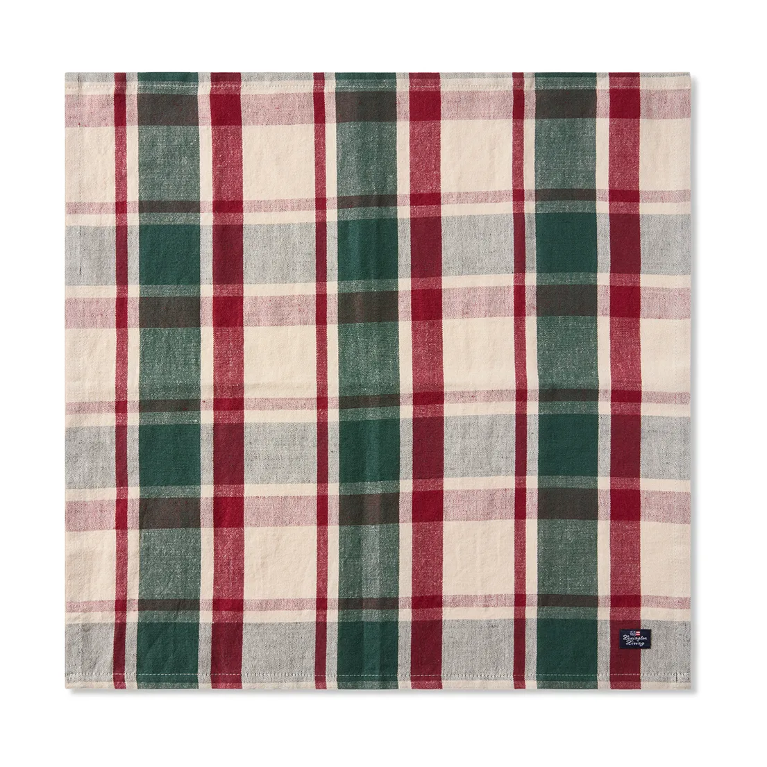 체크 린넨/코튼 냅킨 50x50 cm, Green-red-beige Lexington | 렉싱턴