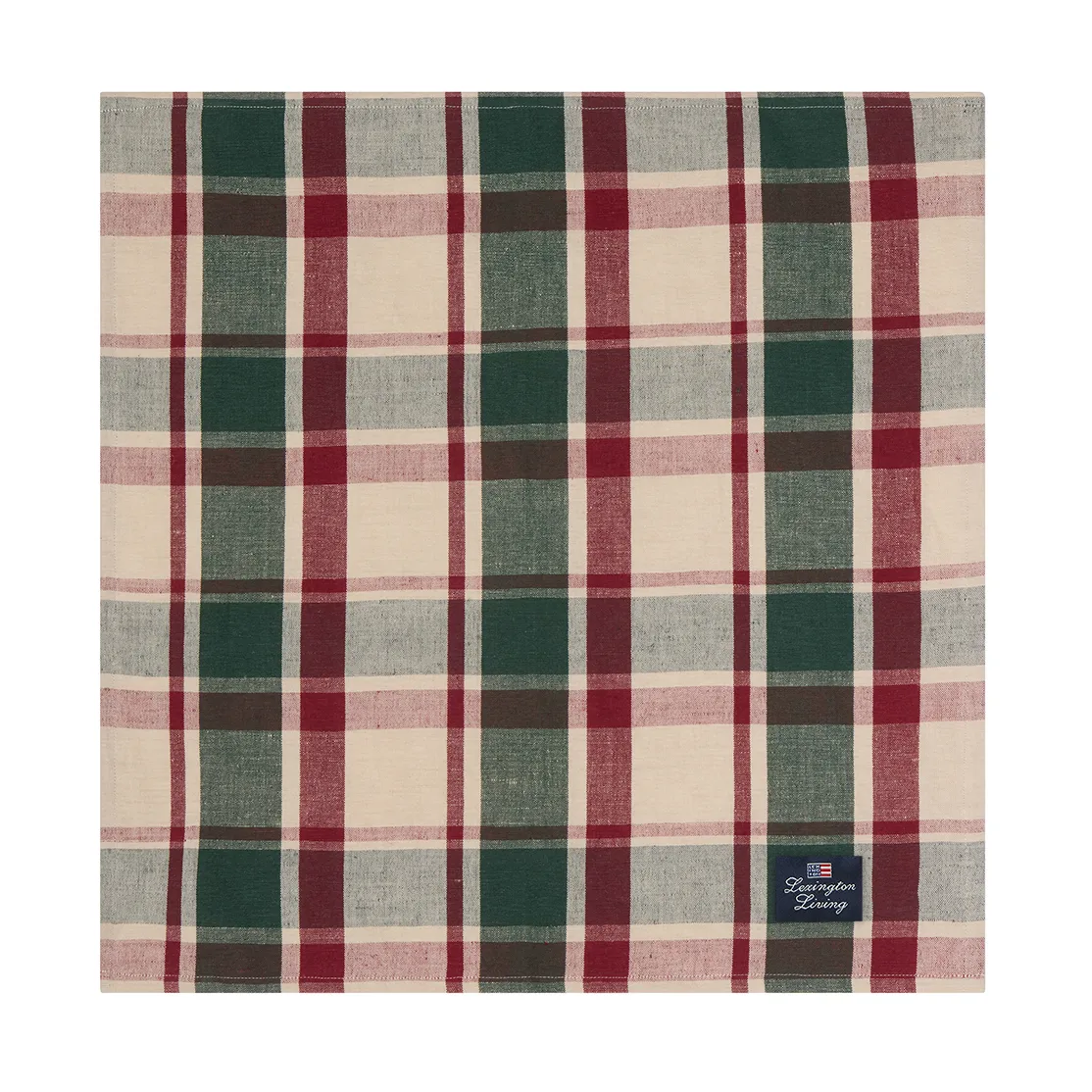 체크 린넨/코튼 냅킨 50x50 cm, Green-red-beige Lexington | 렉싱턴