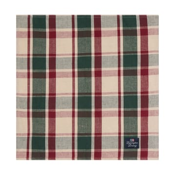체크 린넨/코튼 냅킨 50x50 cm - Green-red-beige - Lexington | 렉싱턴