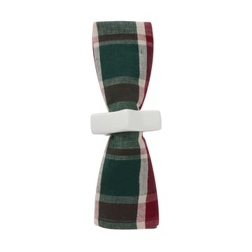 체크 린넨/코튼 냅킨 50x50 cm - Green-red-beige - Lexington | 렉싱턴
