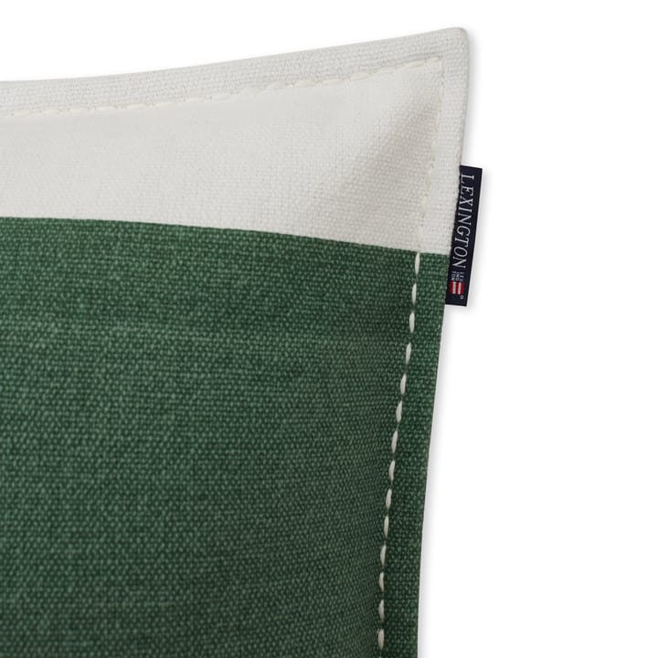 불규칙 스트라이프 코튼 베개커버 50x50 cm, Green-White Lexington | 렉싱턴