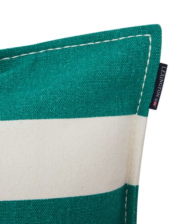 블리드 스트라이프 프린티드 베개커버 50x50 cm - Green-white - Lexington | 렉싱턴