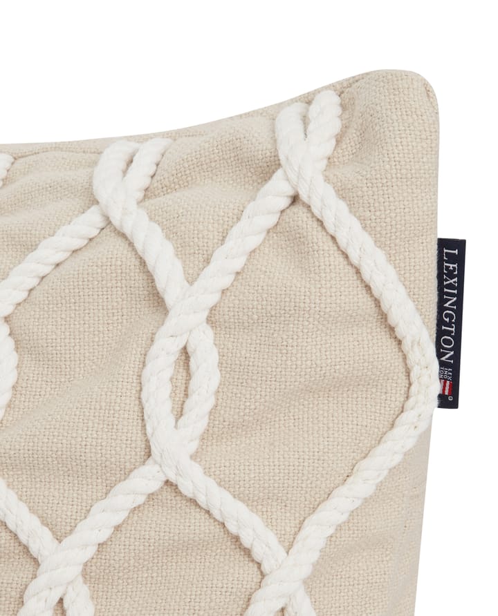로프 데코 캔버스 베개커버 50x50 cm, Light beige-white Lexington | 렉싱턴