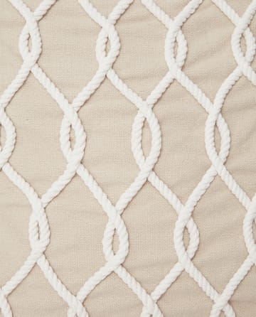 로프 데코 캔버스 베개커버 50x50 cm - Light beige-white - Lexington | 렉싱턴