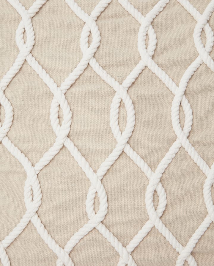 로프 데코 캔버스 베개커버 50x50 cm, Light beige-white Lexington | 렉싱턴
