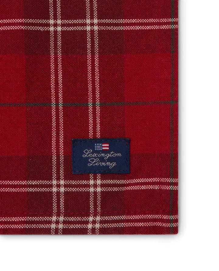 체크 오가닉 코튼 옥스포드 패브릭 냅킨 50x50 cm, Red-beige-green Lexington | 렉싱턴