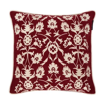 플라워 수놓은 울 믹스 베개커버 50x50 cm - Red-Light beige - Lexington | 렉싱턴