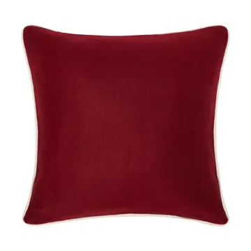 플라워 수놓은 울 믹스 베개커버 50x50 cm - Red-Light beige - Lexington | 렉싱턴