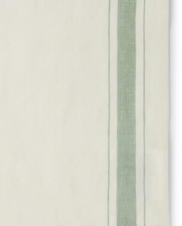 사이드 스트라이프 오가닉 코튼 냅킨 50x50 cm - White-green - Lexington | 렉싱턴