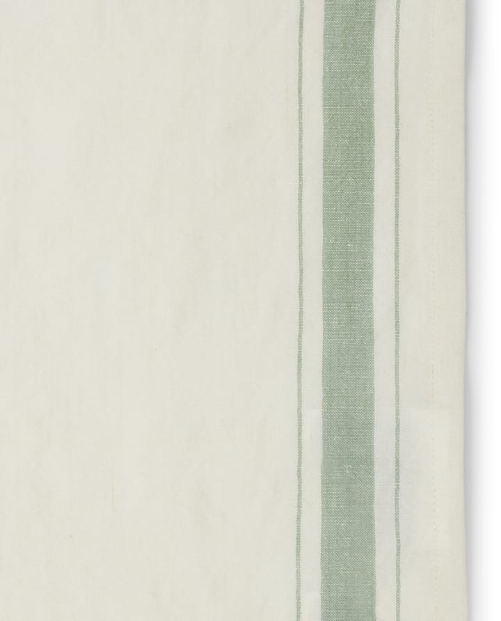 사이드 스트라이프 오가닉 코튼 냅킨 50x50 cm, White-green Lexington | 렉싱턴
