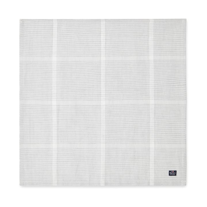 페피타 체크 코튼 리넨 패브릭 냅킨 50x50 cm - White-light grey - Lexington | 렉싱턴
