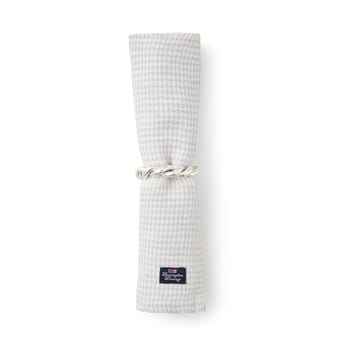 페피타 체크 코튼 리넨 패브릭 냅킨 50x50 cm - White-light grey - Lexington | 렉싱턴